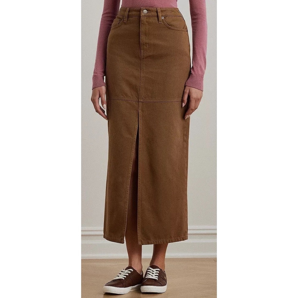 Lauren Ralph Lauren Women's Denim Maxiskirt  Sz 6